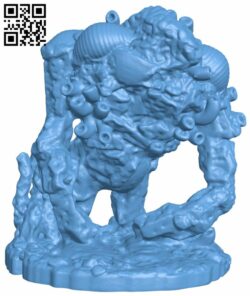 Coral Golem H007288 file stl free download 3D Model for CNC and 3d printer