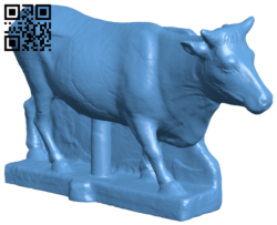 Cow from a pastoral scene H006663 file stl free download 3D Model for CNC and 3d printer