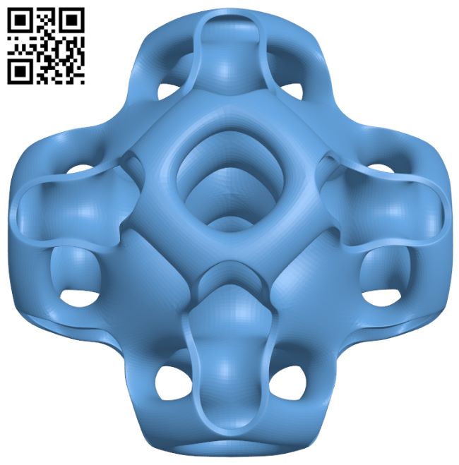 Cubic Gyroid H007118 file stl free download 3D Model for CNC and 3d printer