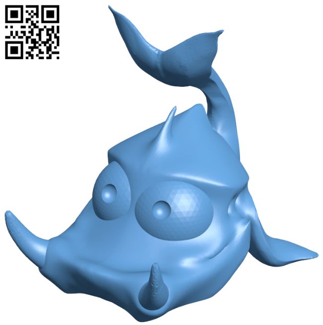 Cute fish phone holder H006941 file stl free download 3D Model for CNC and 3d printer