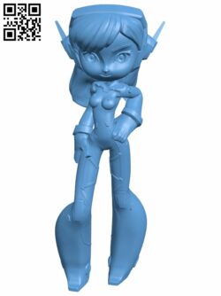 DVa Overwatch H007468 file stl free download 3D Model for CNC and 3d printer