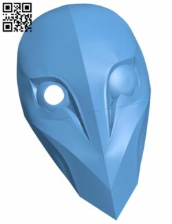 Dark Cosmic Jhin Mask H007464 file stl free download 3D Model for CNC and 3d printer