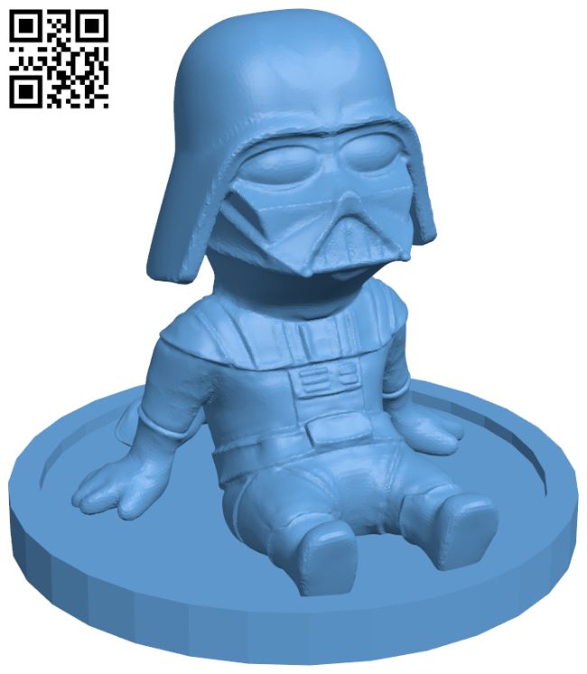 Darth Vader - Chibi H007413 file stl free download 3D Model for CNC and 3d printer