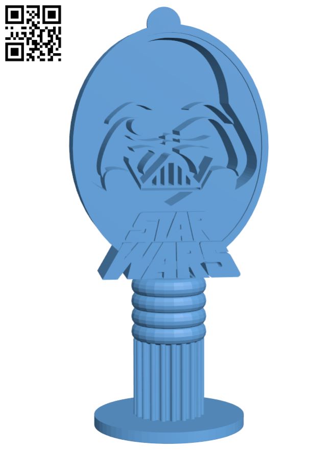Darth Vader Headphone Stand H007527 file stl free download 3D Model for CNC and 3d printer