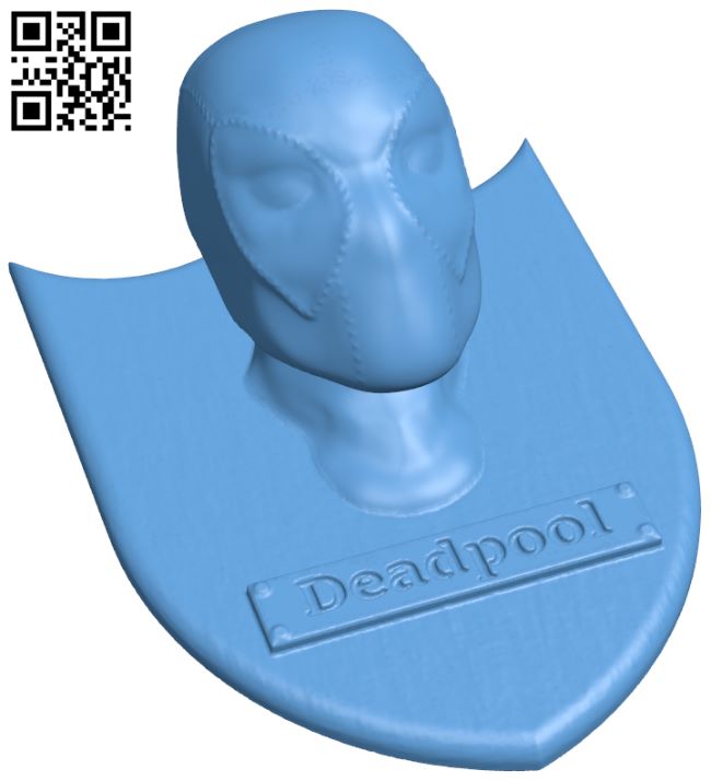 Deadpool Trophy H007120 file stl free download 3D Model for CNC and 3d printer