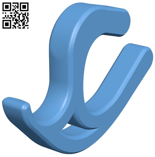 Desk bag hook H007292 file stl free download 3D Model for CNC and 3d printer