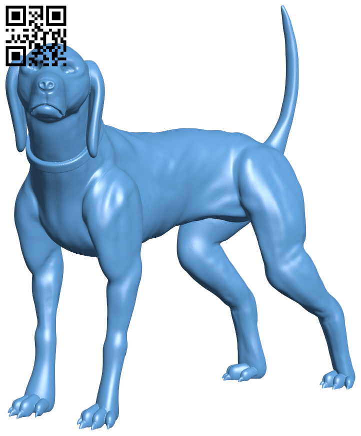 Dog H006665 file stl free download 3D Model for CNC and 3d printer