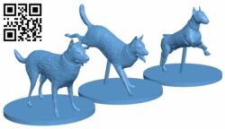 Dogs Company – Zombicide H007418 file stl free download 3D Model for CNC and 3d printer