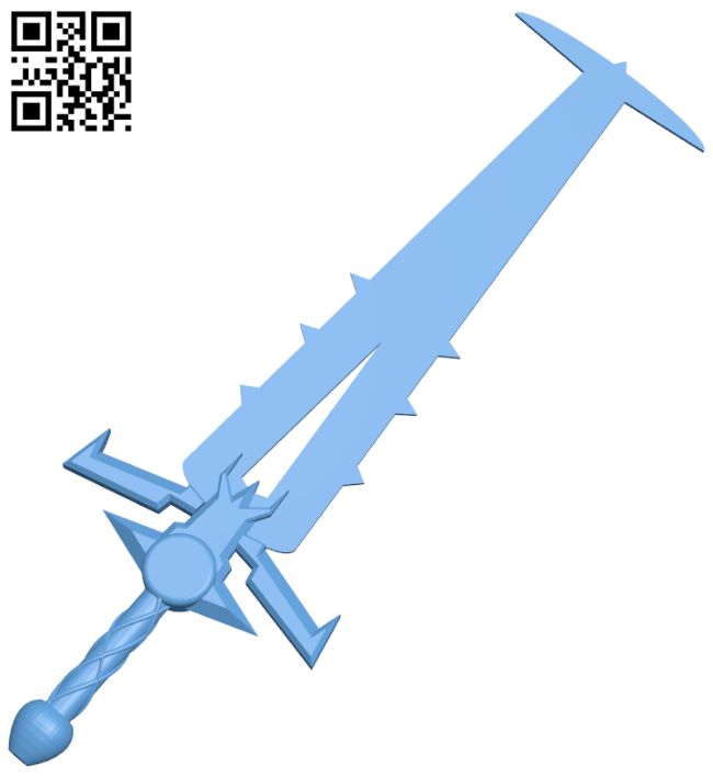Doom Eternal Sword H007124 file stl free download 3D Model for CNC and 3d printer