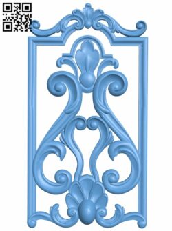 Door frame pattern T0000666 download free stl files 3d model for CNC wood carving