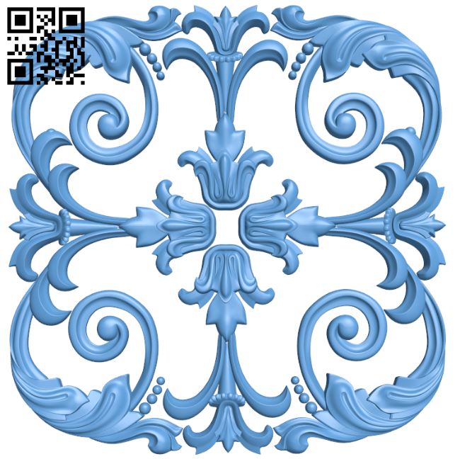 Door pattern T0000728 download free stl files 3d model for CNC wood carving