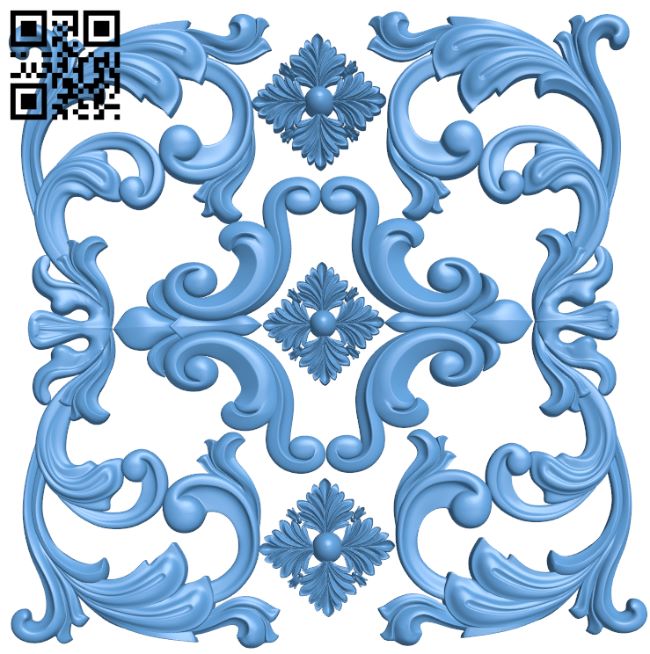 Door pattern T0000729 download free stl files 3d model for CNC wood carving