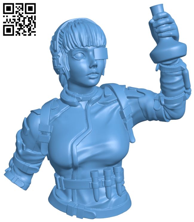Dr Kaitlin Goodhope - Space Scientist H007421 file stl free download 3D Model for CNC and 3d printer
