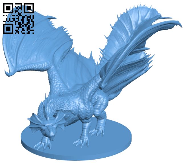 Dragon H007125 file stl free download 3D Model for CNC and 3d printer