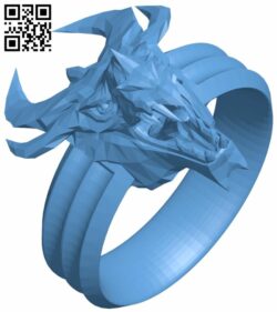 Dragon ring H007467 file stl free download 3D Model for CNC and 3d printer