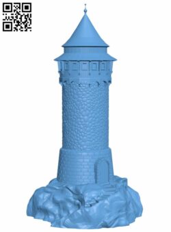 Dragon tower H007126 file stl free download 3D Model for CNC and 3d printer