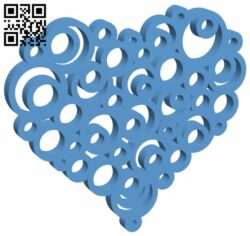 Earrings hearts H007254 file stl free download 3D Model for CNC and 3d printer