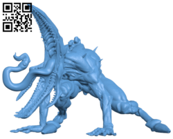 Eldritch Century Monster H006666 file stl free download 3D Model for CNC and 3d printer