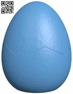 Empty Surprise Egg H007256 file stl free download 3D Model for CNC and 3d printer