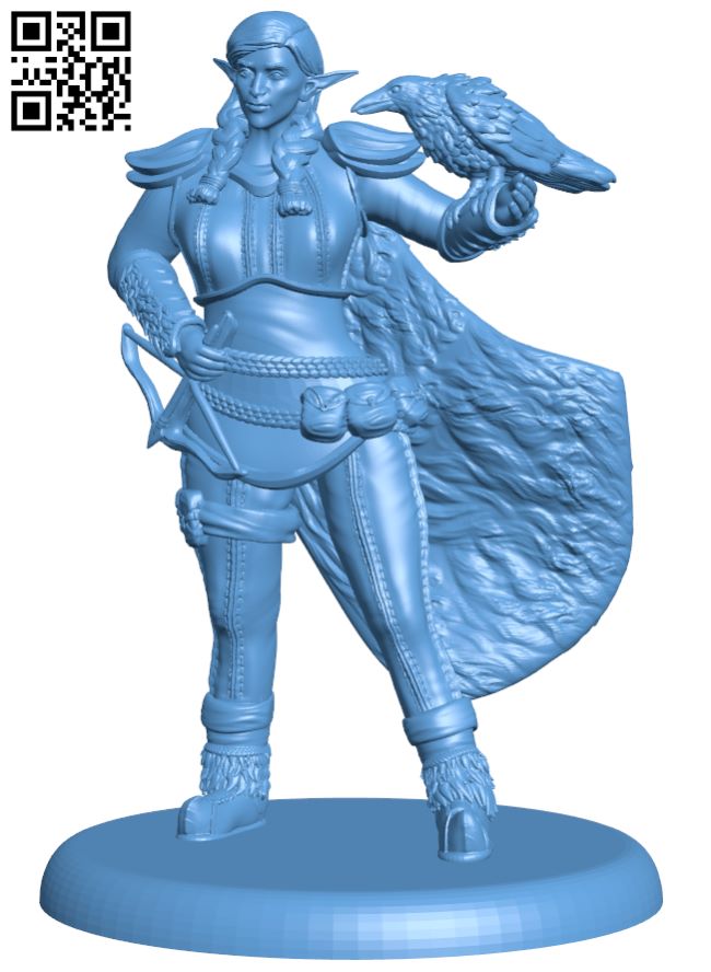 Firbolg Ranger H007134 file stl free download 3D Model for CNC and 3d printer