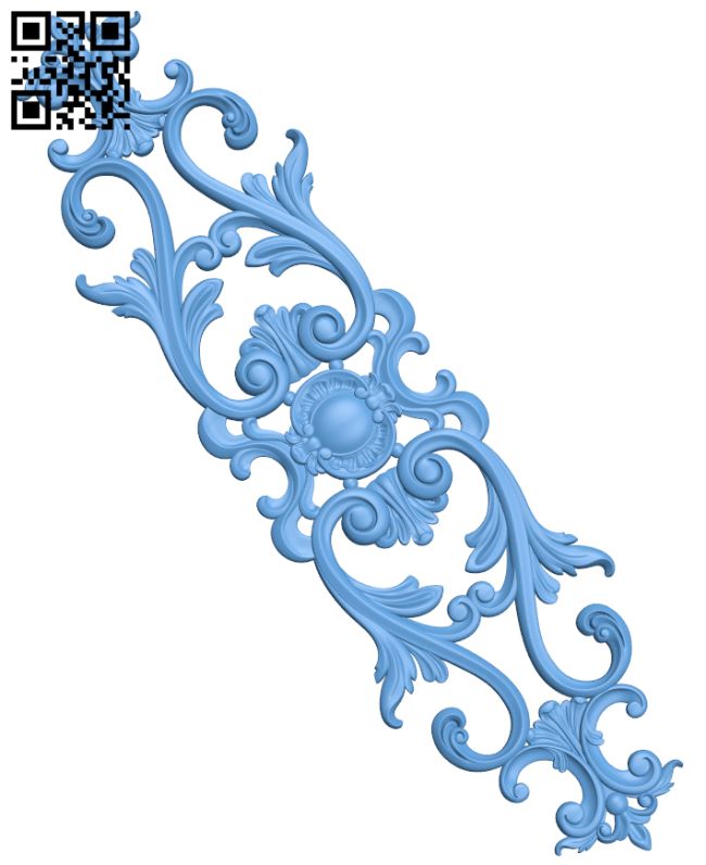 Floral pattern T0000608 download free stl files 3d model for CNC wood carving