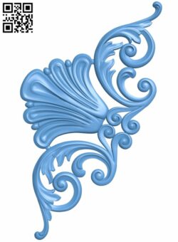 Floral pattern T0000770 download free stl files 3d model for CNC wood carving