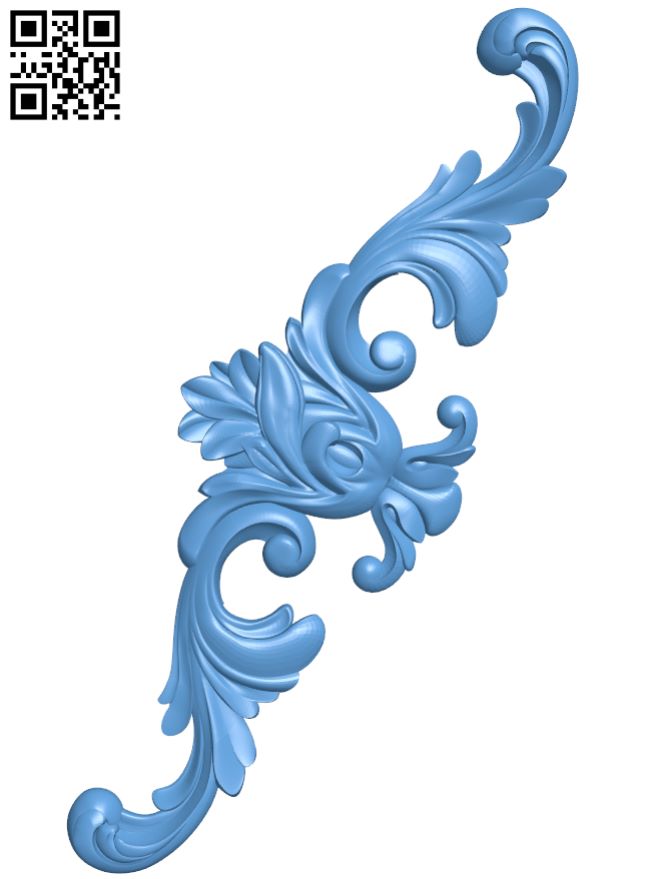 Floral pattern T0000772 download free stl files 3d model for CNC wood carving
