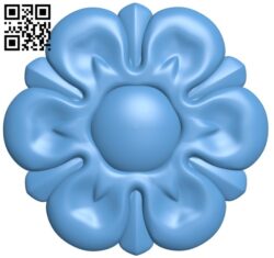 Flower pattern T0000524 download free stl files 3d model for CNC wood carving