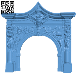 Fourth Gate of Vaubam Fortress H006672 file stl free download 3D Model for CNC and 3d printer