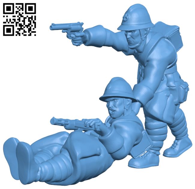 French medic - WWII Wargame H006992 file stl free download 3D Model for CNC and 3d printer