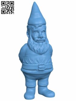 Garden Gnome H007423 file stl free download 3D Model for CNC and 3d printer