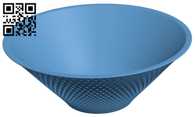 Geometric bowl H006816 file stl free download 3D Model for CNC and 3d printer