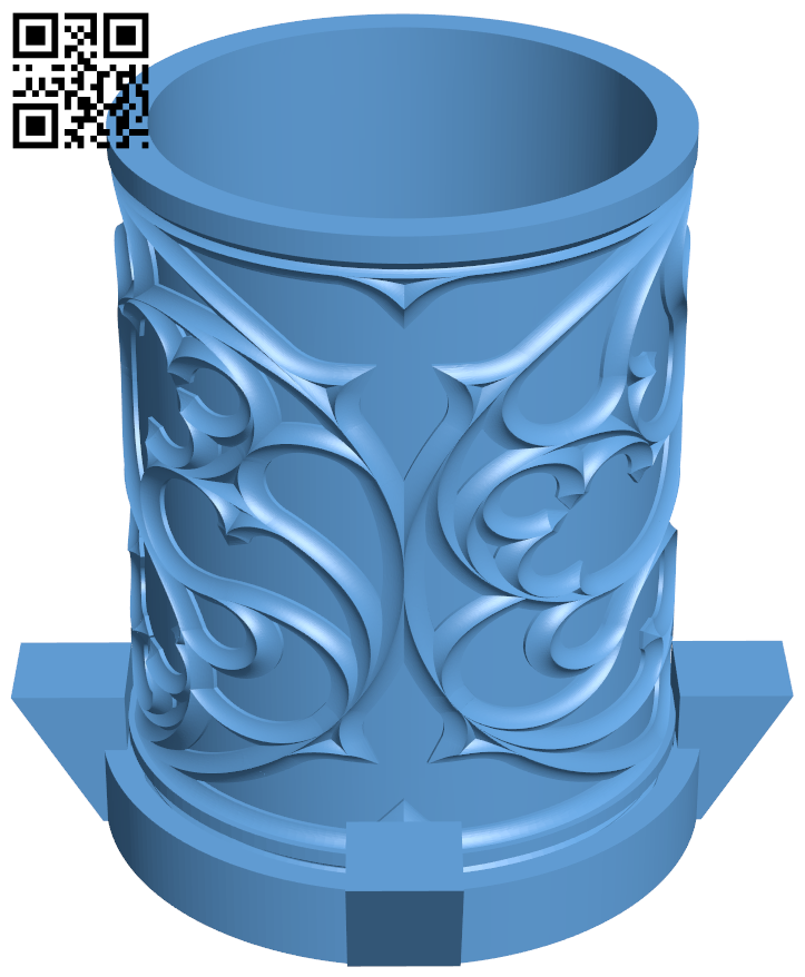 Gothic cup H006758 file stl free download 3D Model for CNC and 3d printer