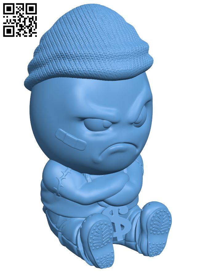 Grumpy Eggs H007299 file stl free download 3D Model for CNC and 3d printer