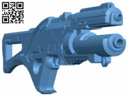 Gun n7 valkyrie H007429 file stl free download 3D Model for CNC and 3d printer