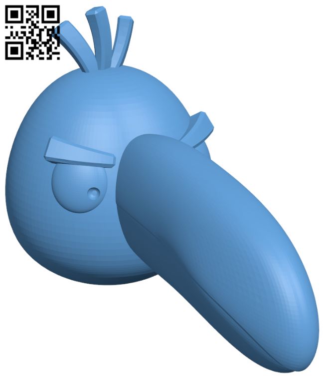 Hal - Angry Birds H007140 file stl free download 3D Model for CNC and 3d printer