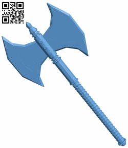 He-Man battle axe H007305 file stl free download 3D Model for CNC and 3d printer
