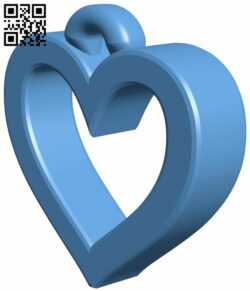 Heart pendant H006952 file stl free download 3D Model for CNC and 3d printer