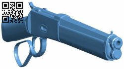 Hector Escaton’s Mare’s Leg Winchester rifle H007142 file stl free download 3D Model for CNC and 3d printer