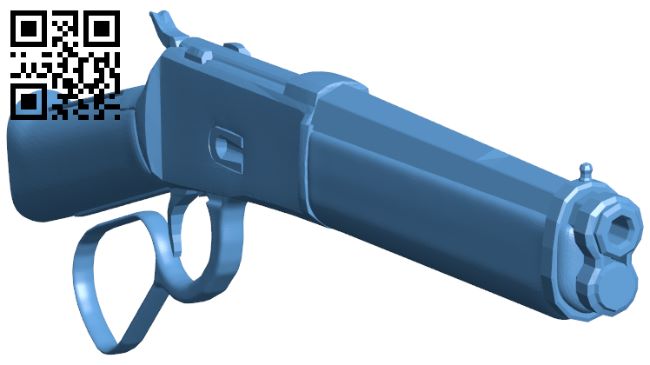 Hector Escaton's Mare's Leg Winchester rifle H007142 file stl free download 3D Model for CNC and 3d printer