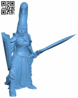 High elf female guardian H007363 file stl free download 3D Model for CNC and 3d printer