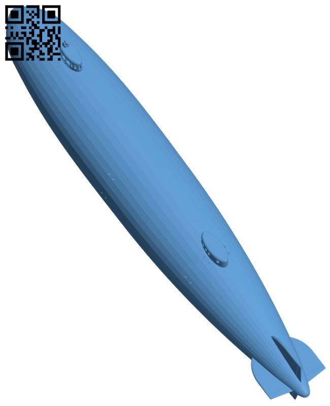 Hindenburg Airship LZ 129 H007144 file stl free download 3D Model for CNC and 3d printer