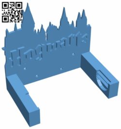 Hogwarts toilet roll holder H006957 file stl free download 3D Model for CNC and 3d printer