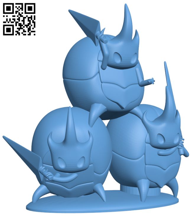 Hollow Knight - Watcher Knights H006993 file stl free download 3D Model for CNC and 3d printer