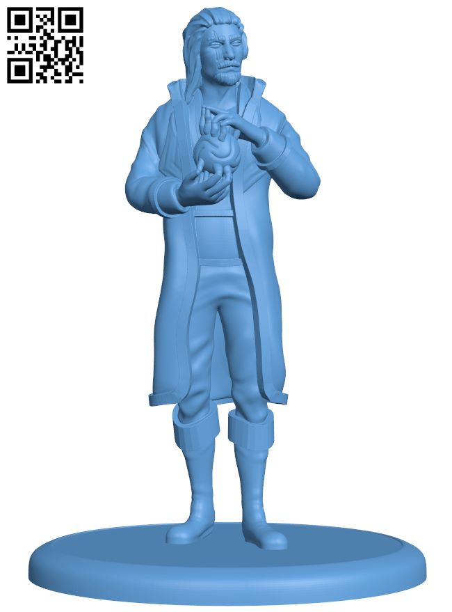 Human Sorcerer H007435 file stl free download 3D Model for CNC and 3d printer