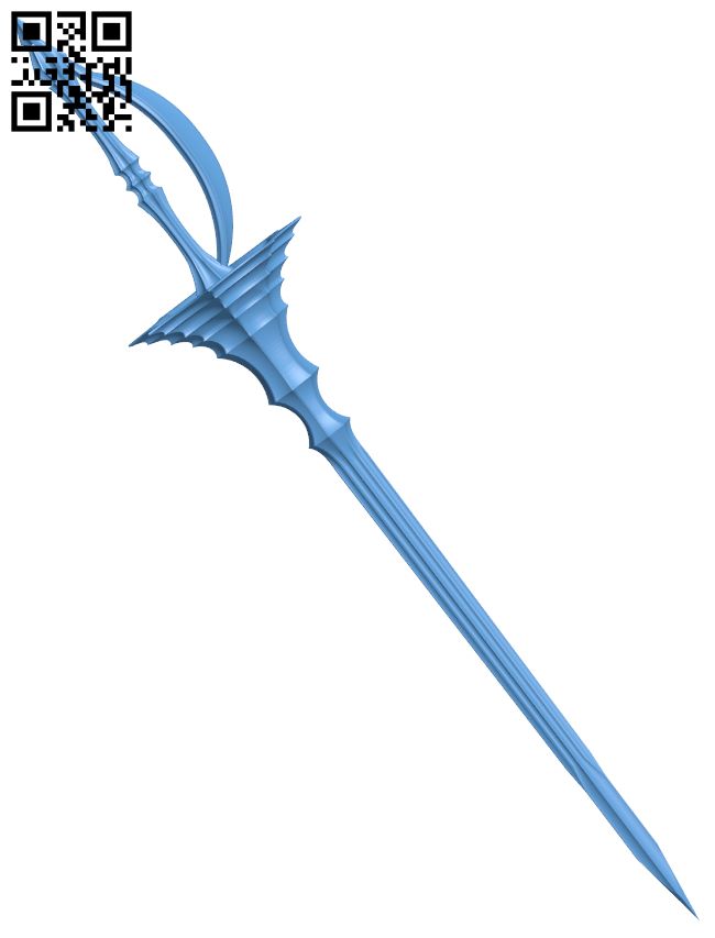 Irithyll Rapier - Dark Souls III H007365 file stl free download 3D Model for CNC and 3d printer