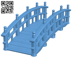 Japanese bridge H006734 file stl free download 3D Model for CNC and 3d printer