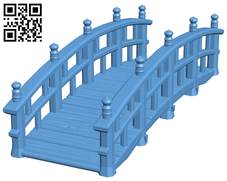 STL file Wooden bridge over the River Kwai (3) - Asian Asia Oriental Angkor  Ninja Traditionnal RPG Mini・3D print design to download・Cults