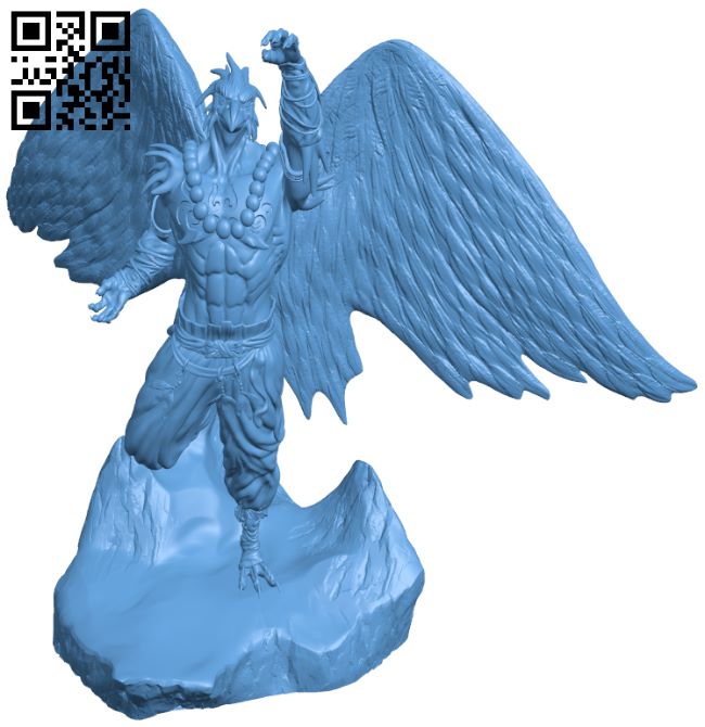 Jatayu - King of Vultures H006826 file stl free download 3D Model for CNC and 3d printer