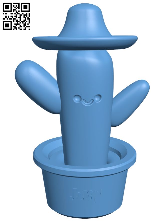 Juan the cactus H007275 file stl free download 3D Model for CNC and 3d printer